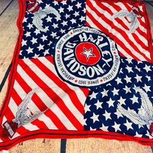 Harley Davidson American flag eagle bandana